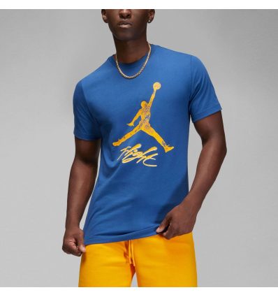 Футболка Jordan Essentials сине-желтая