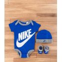Детский набор Nike Baby (0-6M) Bodysuit, Hat and Booties Box Set