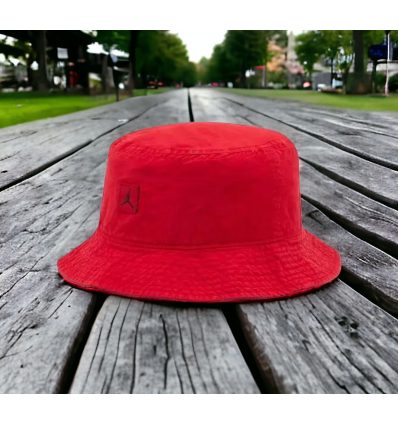 Панама Jordan Jumpman Washed Bucket Hat красная