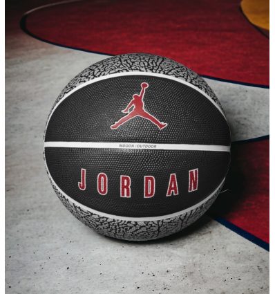 Мяч Jordan Playground 8P черный с серым