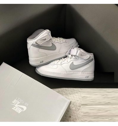 Nike Air Force 1 Mid '07 'White Wolf Grey