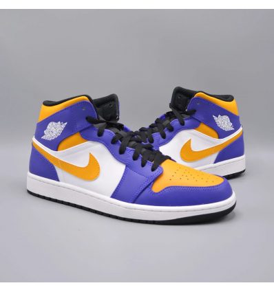 Jordan 1 Mid Lakers