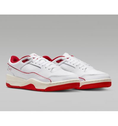 Jordan Flight Court White