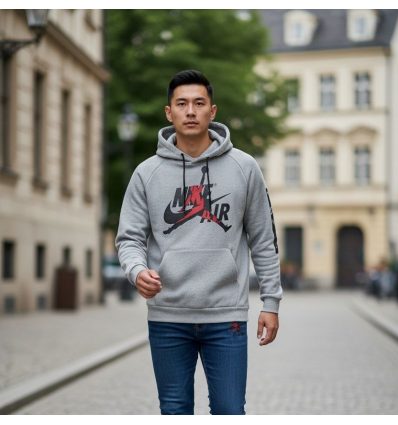Толстовка Jumpman Classics серая 