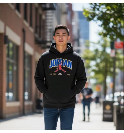 Толстовка Jordan MJ Jumpman Fleece черная