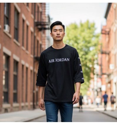 Лонгслив Jordan Wings 3/4 Black