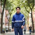 Вітровка Jordan Diamond Hooded темно-синя