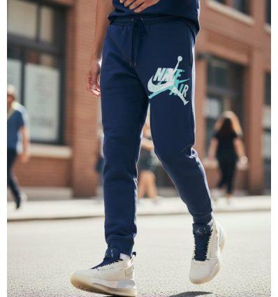 Штаны Jordan Jumpman Classic Fleece синие 