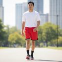 Шорты Jordan MJ Jumpman GFX Mesh Knit красные