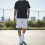 Шорты Jordan Rise Striped Triangle белые
