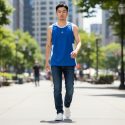 Майка Jordan Team Flight Reversible синяя