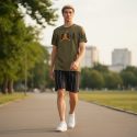 Футболка Jordan Air Graphic Tee болотная