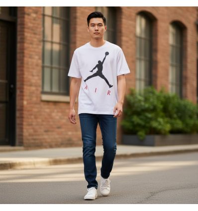 Футболка MJ Jumpman Air HBR белая
