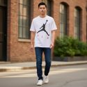 Футболка MJ Jumpman Air HBR біла