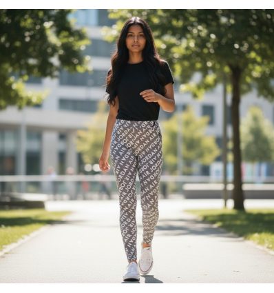 Женские Леггинсы Jordan Allover Print Leggings серые 
