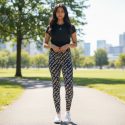 Детские Леггинсы Jordan Allover Print черные