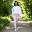 Детские леггинсы Jordan Classics розовые
